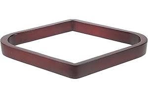 AMUSLESUR Billiard Table Accessories Wooden Triangle Rack 9 Ball Rack Sturdy Solid Wood for Indoor Pool Play
