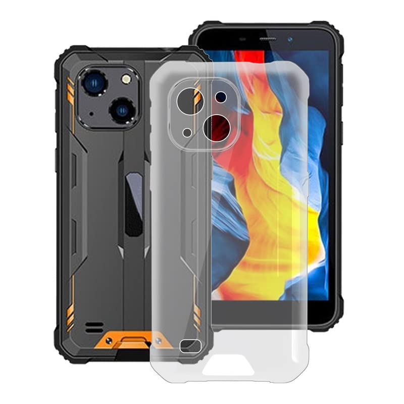 KJYF Protective Case for Oukitel WP20 (5.93 Inches), Silicone Case Transparent TPU Cover Bumper Anti-Scratch Protective Mobile Phone Case for Oukitel WP20 - Transparent