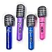 Kicko Inflatable Microphones - 24 Pack 10.5 Inch Assorted Colors - Fun Pool Toy, Emcee, Weddings and Preschools