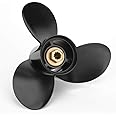 10 3/8 x 13 (10 Spline Tooth) OEM Parts No.48-19640A40 Upgrade Aluminum Boat Propeller fit Mercury Outboard Motos 9.9/15/18/20/25HP, Rh