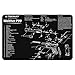 TekMat Walter P99 Cleaning Mat / 11 x 17 Thick, Durable, Waterproof / Cutaway Design Handgun Cleaning Mat with Parts Diagram and Instructions / Armorers Bench Mat / Black