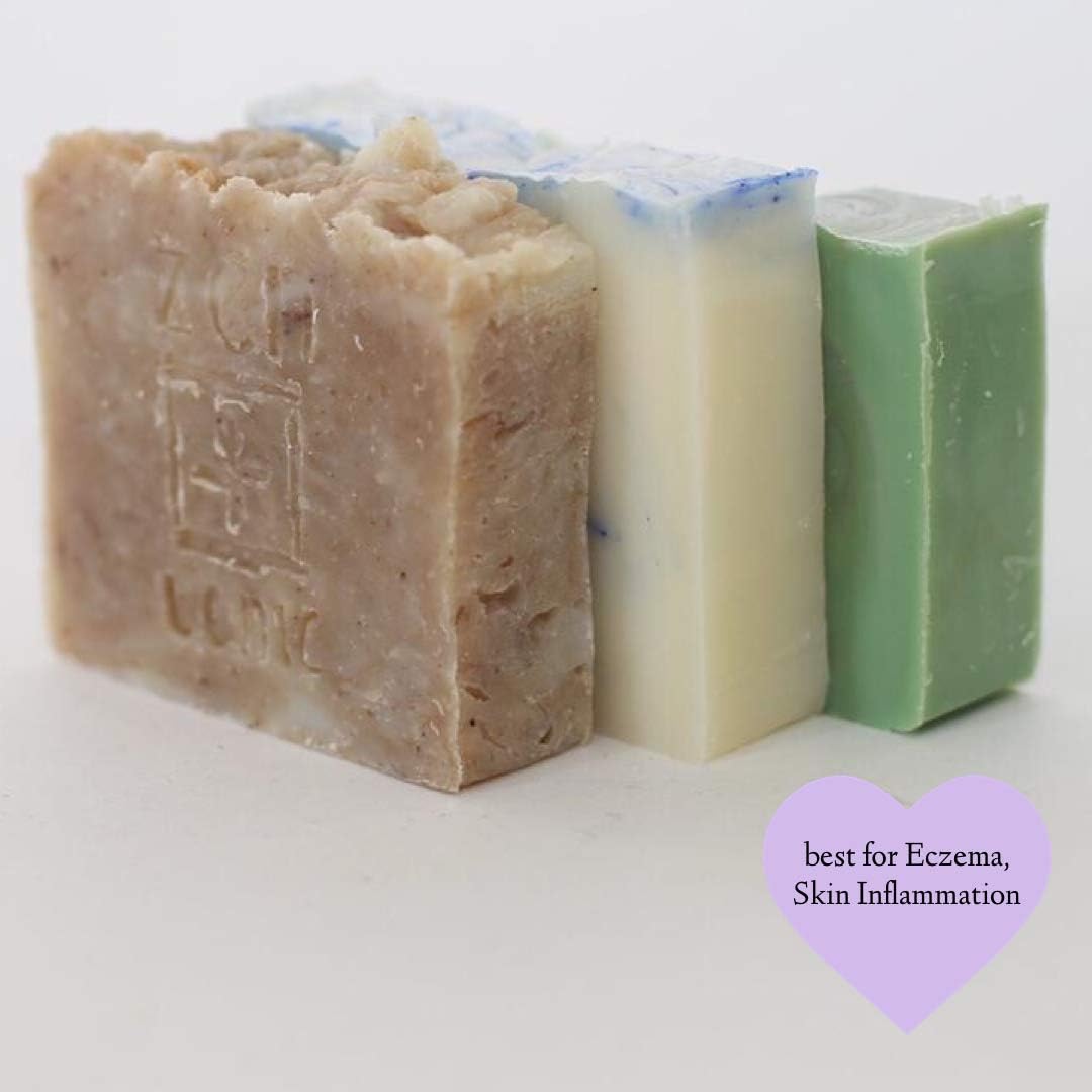 Eczema Psoriasis Dry Skin Soap Bars. Organic. Heal Inflammation