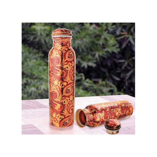 R Ayurveda Copper Copper Bottle, 1000ml, Set of 1 1 R Ayurveda Copper Copper Bottle, 1000ml, Set of 1