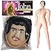 Forum Novelties Inflatable Male John Doll Costume for Halloween, Bachelor & Hen Party Accessories - 60”