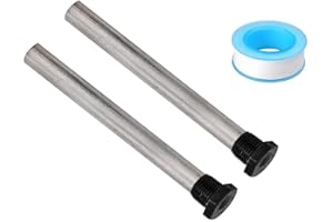 (2-pack) RV Water Heater Anode Rod - Magnesium Anode Rod 3/4'' NTP Thread - Tank Corrosion Protection, Camper Element with Su