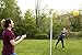 Franklin Sports Tetherball Set - Full Tetherball Game Set with 8' Pole, Rope + Ball Included - Portable Steel Backyard + Beach Kit with Carry Bag - Recreational, White