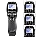 Neewer 320ft/100m LCD Display Shutter Release Wireless Timer Remote Control 2.4G 32CH Transmitter Receiver for Sony a900 a850 a400 a77 a33 a37, Konica Minolta DIMAGE a2 a1 7i 5 3 DYNAX 7D and More