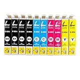 iTinte T069XL Compatible Ink Cartridges (4 Black, 2 Cyan, 2 Magenta, 2 Yellow) for Epson WorkForce 610, Epson WorkForce 600, Epson WorkForce 500 and more Epson printers