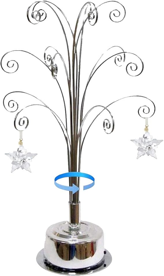 HOHIYA Ornament Display Tree Stand Rotating for Swarovski 2021 Ornament