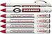 Greeting Pen University of Georgia Bulldogs Rotating Message Pens - 4 Pack (8004) Officially Licensed Collegiate Product