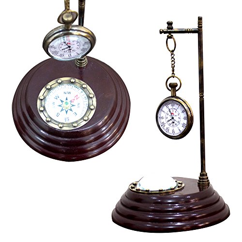 wooden watch clock