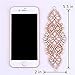 Rose Gold Wedding Rhinestone Applique for Dresses Bridal Belts (1 Piece Rose Gold)