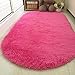Noahas Ultra Soft Fluffy Bedroom Rugs Kids Room Carpet Modern Shaggy Area Rugs Home Decor 2.6' X 5.3', Hot Pink