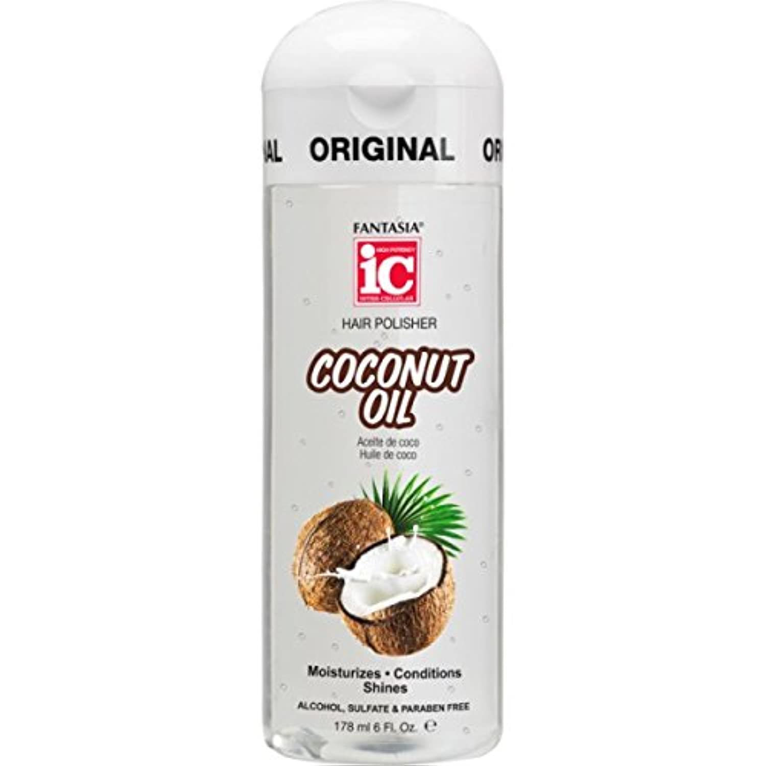 Fantasia Ic Hair Polisher 6oz Coconut Oil