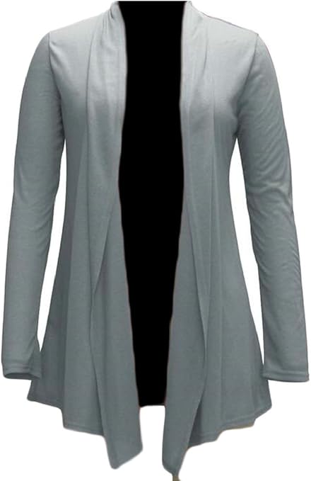 Fly Year Jp 女性の長い袖の無地の前開きルーズカーディガン春 カーディガン ボレロ 通販 Amazon