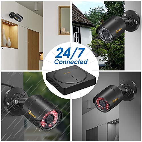 Anlapus 8-Channel HD-TVI 720P Surveillance DVR Recorder and (8) 1.0MP Outdoor Indoor Waterproof CCTV Dome Cameras with Motion Detection and Night Vision - Thumbnail 7