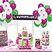 45 Pcs One In A Melon Watermelon Balloons Boy Girl baby 1ST Birthday Party Supplies, Red Green Matermelon Latex Balloons for Kids First Bday Party Decorations Baby Shower Watermelon Theme Party Decors