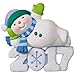 Hallmark 1295QX9325 Frosty Fun Decade #8 Lounging Snowman Keepsake Christmas Ornaments