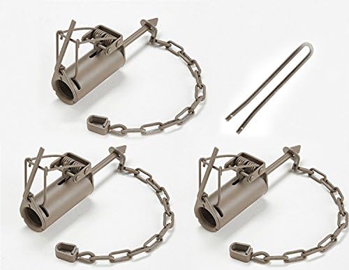 3 Pack Duke Powder Coated DP Dog Proof Raccoon Trap 0510 With Set Tool 0962