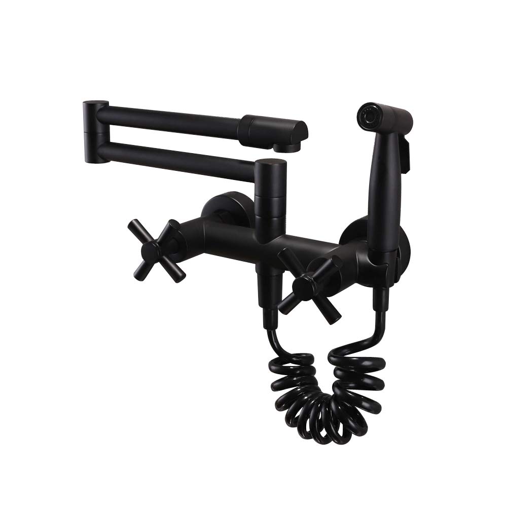 Best Wall Mount Kitchen Faucet With Sprayer