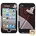 MyBat TUFF Hybrid Protector Cover for iPod touch Generation 4 (Football/Black)