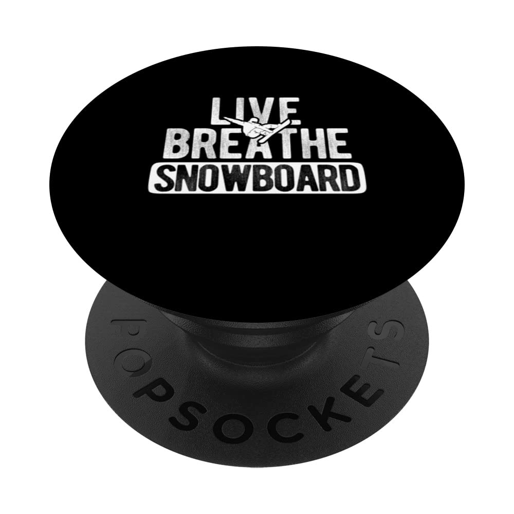 Snowboarding For A Snowboarder PopSockets Swappable PopGrip