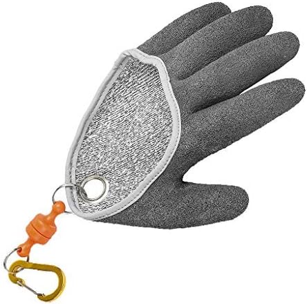 POOYA Fishing Gloves, Anti-Slip Fishing Glove Left Right Hand Fishing Gloves Anti-Slip with Magnet - Sun Protection