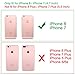 BENTOBEN iPhone 8 Case, iPhone 7 Case, Glitter Bling Slim Shockproof Hard PC Soft TPU Hybrid Dual Layer Stripes Protective Phone Case Cover for iPhone 8 / iPhone7 (4.7Inch), Rose Gold