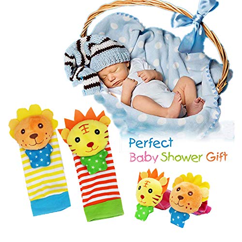 5 aimibaby+Baby+Wrist+Rattle+Socks