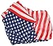 LibbySue-Red, White and Blue, Patriotic American Flag Scarf (Stars & Stripes)