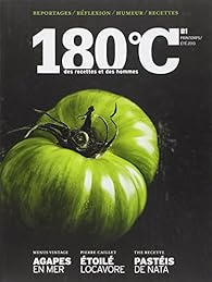 Book's Cover of180°C des recettes et des hommes n°1. Printemps/été 2013
