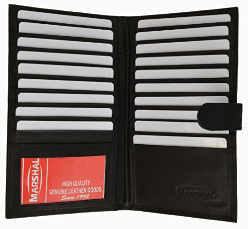 Marshal Genuine Leather Bi-fold Card Holder #1629CF