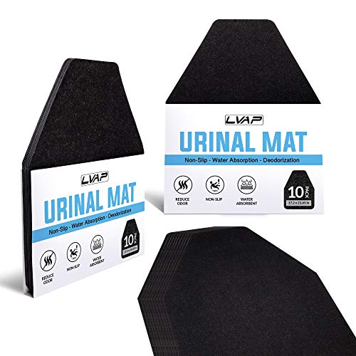 LVAP Urinal Mats (10 Pack) Mens Urinal Best Uniral Mat.NonSlip