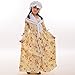 GRACEART Colonial Girls Dress Prairie Pioneer Costume 100% Cotton (Yellow,Size-10)