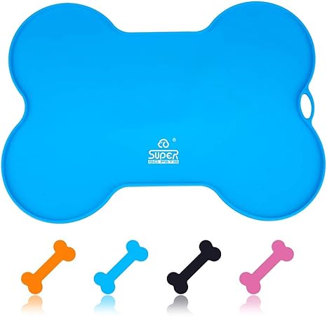 dog bone feeding mat