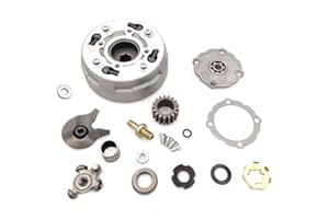 ZTDZZH 17 Teeth Clutch Assembly Fit Semi Auto 50cc 70cc 90cc 110cc 125cc Dirt Bike Engine kazuma taotao sunl