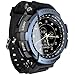 LOKMAT Sports Anolog Digital Smart Watch Men Boys Waterproof Bluetooth Smart Wrist Watch, Smartwatch Walking Calories,Remote Camera, Call/SNS/SMS Reminder iOS Android Smartphone (Blue)