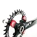 Narrow Wide Chainring 104BCD 32T CYSKY 4 Bolts Bike Single Chainring for 9 10 11 Speed, Perfect for Most Bicycle Road Bike Mountain Bike BMX MTB Fixie Track Fixed-Gear Bicycle (Round, Black)