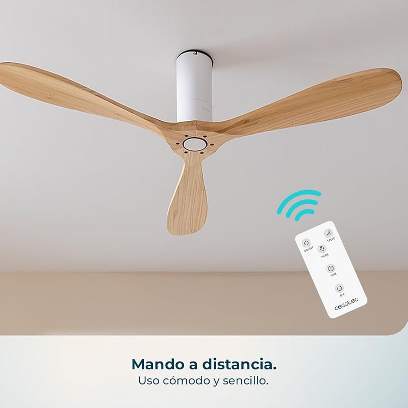 Ventilador de Techo EnergySilence 5400 Classic White&LightWood — foto 4 de 8