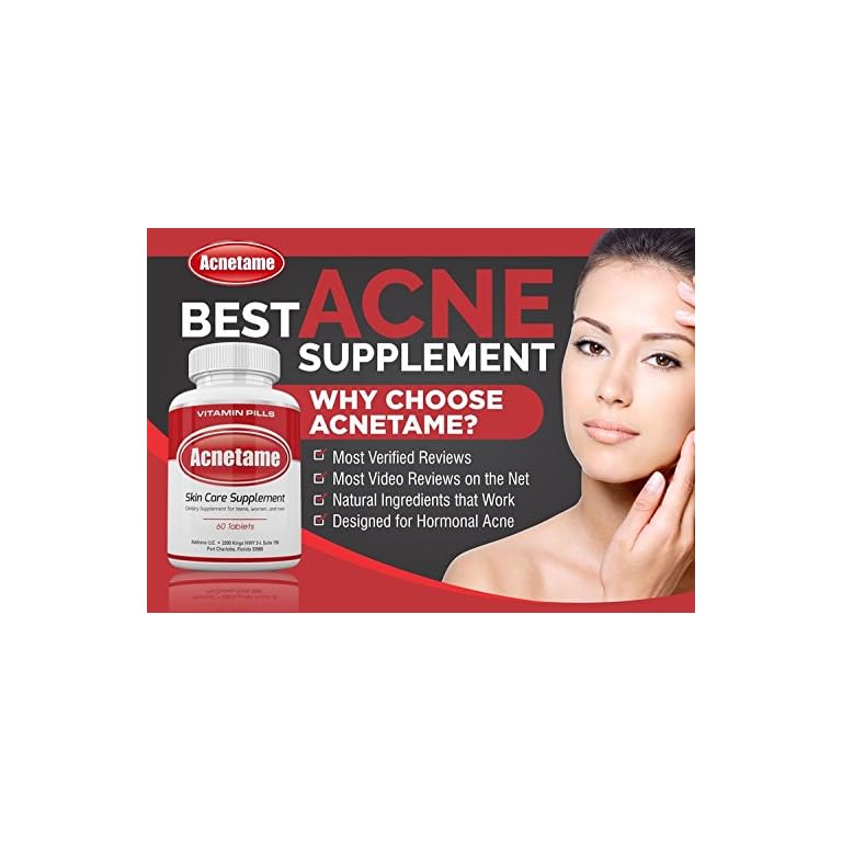 Vitamin Supplements for Acne Treatment, 60 Natural Pills