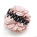 Meilliwish Flower Fabrics Hair Claw Clip (Bright Pink) (D06)