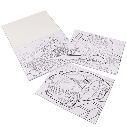 Melissa & Doug Jumbo Coloring Pad: Vehicles - 50 Pages of White Bond Paper (11 x 14 inches)