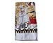 Bistro Chef Kitchen Towel Set 7 Piece Towels Pot Holders Oven Mitt & Dishcloth Decorative Design Everyday Use