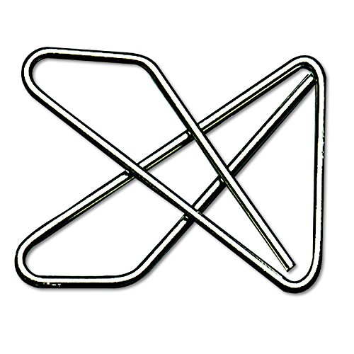 ACCO Ideal Butterfly Paper Clamps, Steel Wire, Small 1.5 Inch Size, 100