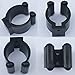 YYST 4 PCS Kayak Paddle Clip Paddle Holder Paddle Keeper Vertical Mounted NO Side Mounted