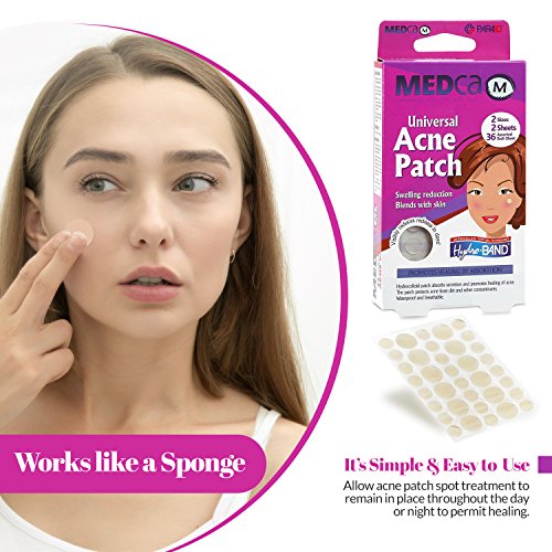 Acne Patch Spot Dots 72 Count, Hydrocolloid Bandages, Acne Pimple