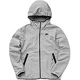Nike Sportswear Tech Woven Full-zip Lined Hooded Mens Size- X-Large, Grey