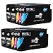 MIROO 2 Set+ 2 Black HP 950xl 951XL Ink Cartridge High Capacity, Worked with HP Officejet Pro 8610 8620 251dw 271dw 276dw 8630 8640 8600 8660 8615 8625 8600 Plus Printer