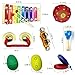 PETUOL Kids Musical Instruments 24pcs Wood Percussion Xylophone Toys for Children Musical Movement-Music Rhythm Percussion Kit for Toddler Boy and Girls Gift