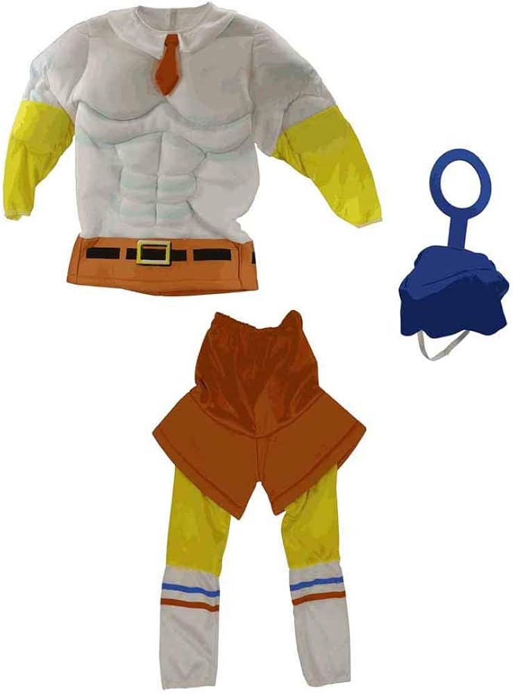 Amazon Com Invincibubble Kids Spongebob Costume 510054 White